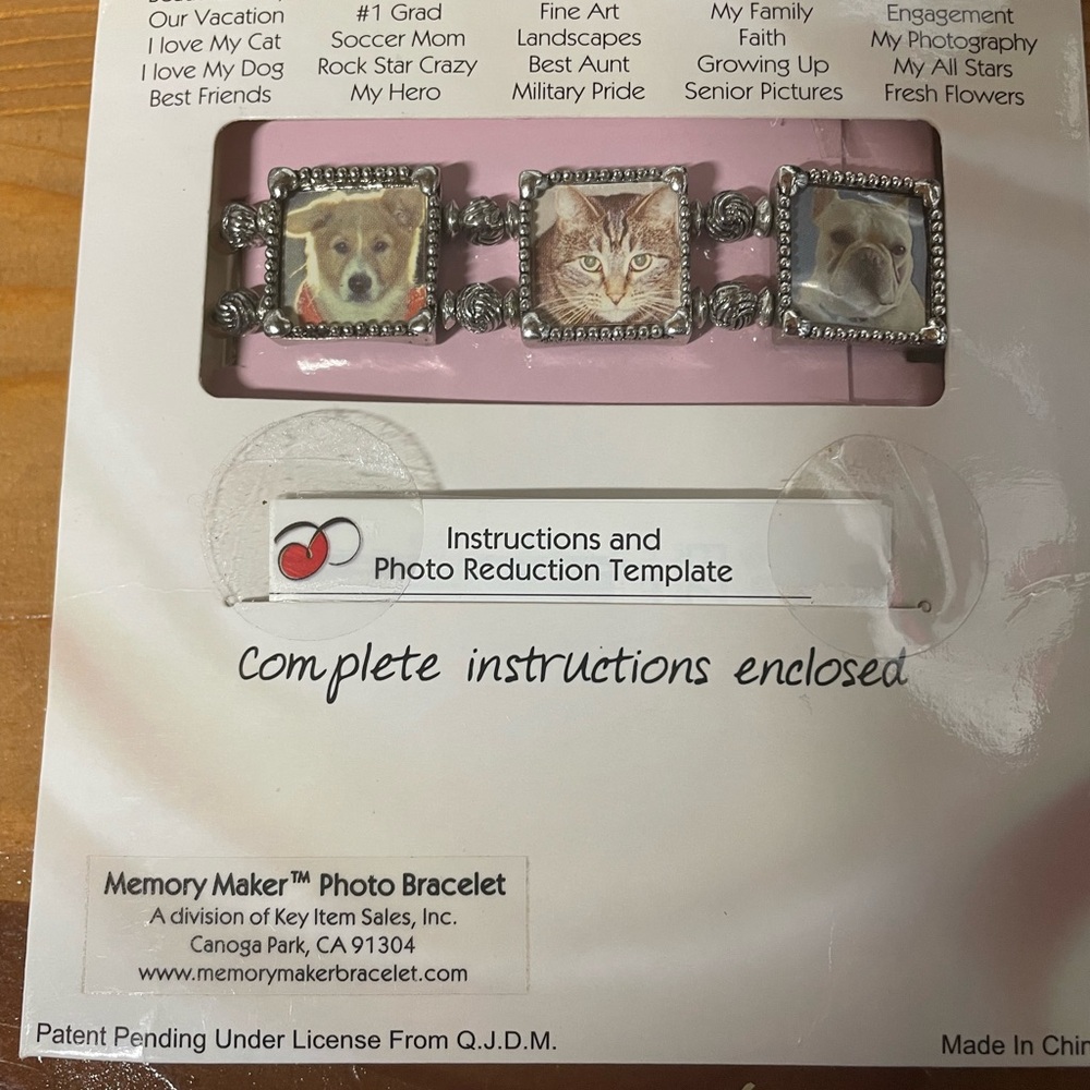 MemoryMaker (customizable) Photo Bracelet - Picture 3 of 5